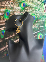 Load image into Gallery viewer, Gold Duafe Hoop Earrings
