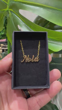 Load and play video in Gallery viewer, Nola Nameplate Necklace
