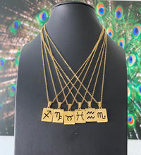 Load image into Gallery viewer, Gold Zodiac Necklace
