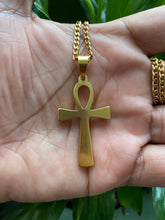 Load image into Gallery viewer, Gold Ankh Necklace
