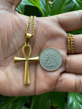 Load image into Gallery viewer, Gold Ankh Necklace
