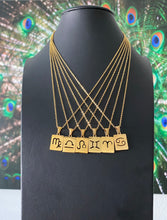 Load image into Gallery viewer, Gold Zodiac Necklace
